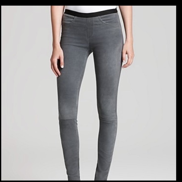 HELMUT LANG GRAY STRETCH SKINNY JEAN LEGGING 27 - Picture 6 of 10